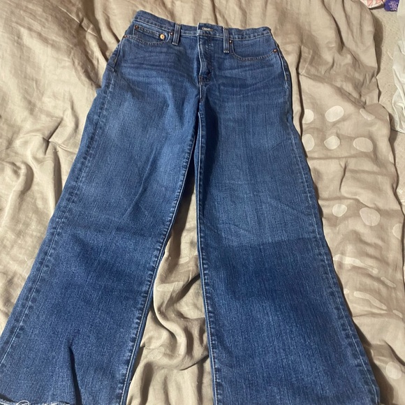 Madewell Indigo Wide Leg Jeans-NWOT - Picture 1 of 6
